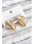 Pirinç Istiridye Model Gold Renk Kadın Küpe 1