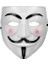 Beyaz Renk Pembe Yanaklı Ithal V For Vendetta Maskesi (5047) 1