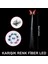 LED Fiber Optik Işıklı Kelebek Saç Klipsi 1 Adet (5047) 4