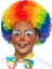 Rengarenk Kıvırcık Afro Peruk Bonus Saç 120 gr (5047) 1