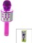 Wireless Mikrofon Karaoke - Hoparlör USB Şarjlı USB - Tf - Aux Renkli Krom Kaplama PİL:800MAH - Dc 5V Bls-25 (5047) 1