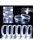 Beyaz-Gümüş LED Işıklı Baskı Yapılabilen Pilli Bileklik Bilezik 1,5 cm Genişlik (5047) 2