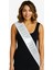 Beyaz Saten Üzerine Kalın Gümüş Yazılı Bride To Be Kuşağı 10 cm Genişlik (5047) 1