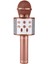 Karaoke Mikrofonlu Hoparlör - Şarjlı -Bluetooth Rose Gold (5047) 1