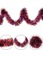 Mor Turuncu Renk 4 cm Genişlik Garland Çift Renk Sim Süs 180 cm (5047) 3