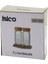 2pcs Bambu Kapaklı Cam Tuzluk - Biberlik - Baharatlık 120ML (5047) 1