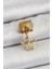 316L Çelik Sallantılı Zirkon Taşlı Kraliçe Tacı Model Gold Renk Nomination Charm 1