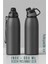 Inox Çelik Termos - 600 ml SUS304 Çelik Termos Profesyonel Gri 1