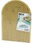 Yarım Daire Çift Taraflı=düz - Kanallı Ahşap Bambu Sunum Tepsi 22X32CM (5047) 1