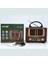 Küçük Mini Boy Retro Ahşap Tasarım Bluetooth Hoparlörlü Radyo – Fm/am Destekli, Şarjlı ve Taşınabilir Radyo NS-8108 (5047) 4