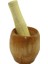 Ahşap Bambu Havan Sarımsak Dövecek Ç: 7cm--D: 5.8cm--Y: 8.5cm Fileli Ambalaj (5047) 1