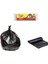 Büyük Boy Çöp Poşeti 65X80 cm 50 Lt 10'lu Rulo 5 Paket Siyah 2