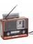 Saatli Fenerli Bluetooth Nostaljik Radyo Aux Sd USB Girişli Bluetooth Hoparlör 3