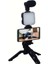 Telefon Tutucu Mikrofonlu Işıklı Youtuber Video Kayıt 1