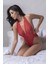 Kırmızı Dantelli Fantezi Bodysuit - 856 3