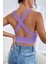 Kadın Siyah Çapraz Sırt Detaylı Şık Crop Top Büstiyer 2