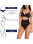 Dikişsiz Yüksek Bel Kayma Yapmaz Toparlayıcı Kadın String Tanga Korse Siyah 1