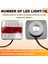 1 Set 12V Arka Kombinasyon LED Çekme Römork Kuyruğu Işık 7 Pin Evrensel Fren Durdurma Lisans Numarası Plaka Lambası (Yurt Dışından) 5
