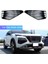 Nissan Rogue X-Trail T33 2022 2023 Siyah Ön Fog Işığı Tampon Kapağı Trim Foglight Dekorasyon Yuvarlak Çıkartma Stili (Yurt Dışından) 2