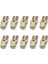 10 adet LED T10 W5W Cob Smd Canbus Silika Parlak Beyaz Lisans Ampul (Yurt Dışından) 2