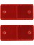 Mercedes-Benz Sprinter Için 2pcs Araba Arka Tampon Reflektörü 2002-2006 0221395R3 (Yurt Dışından) 1