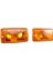 1paır Amber Lens Ön Turn Sinyal Işık Muhafazaları 55155629AB 55155628AB Jeep Wrangler Tj 97-06 55157033AA 55157032AA (Yurt Dışından) 3