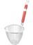 Ahşap Saplı Paslanmaz Çelik Mutfak Eşyaları Mantı Erişte Süzgeç 5.3" x 4.9" (Yurt Dışından) 2