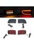 Toyota Prado 120 FJ120 LC120 J12 4runner 2003-2009 Fren Sinyal Lambası Için Dumanlı Siyah LED Arka Tampon Işığı (Yurt Dışından) 1