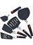 Silikon Spatula, Yapışmaz Tencere ve Tavalar Için 5'li Silikon Spatula Seti, Isıya Dayanıklı Mutfak Pişirme Gereçleri Seti (Yurt Dışından) 1