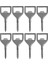 Metal Şişe Açacağı Kitleri 8'li Paket Boş Paslanmaz Çelik Açacak Eki Kendin Yap Metal Bira Açacağı Kare Açacak (Yurt Dışından) 1