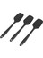 Adet Silikon Spatula Siyah Yüksek Sıcaklığa Dayanıklı Bpa Içermeyen Kauçuk Spatula Pişirme ve Fırıncılık Mutfak Spatulası (Yurt Dışından) 3