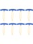 8pcs Renkli Lastik Tekerlek Değiştiren Kenar Koruyucular Araba Motosiklet Tekerlek Koruma Jant Koruyucular Lastik Jant Kenar Kapağı Mavi (Yurt Dışından) 1