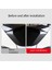 Abs Karbon Fiber Arka Cam Arka Kanat Üçgen Dekoratif Şerit Panel Subaru Crosstrek 2024 (Yurt Dışından) 3
