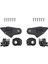 1paır Ön Far Onarım Braket Montaj Kitleri Mercedes-Benz C Sınıfı W203 W204 2008-2014 A2048201114 A2048201214 (Yurt Dışından) 4