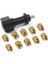 10PCS Pirinç Kaplama E ve 1 Pcs Araçlar Tururma Için Onarım Kiti Electra Street Glide Batwing 86-18 (Yurt Dışından) 4