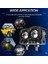 Motosiklet Spot Far Yardımcı LED Sisli Beyaz+Amber Light 6000000LM Araba Kamyonu Suv Utv Traktör Teknesi (Yurt Dışından) 2