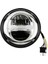Retro Motorcycle 5.75 Inç LED Far Far Far Far Far Gündüz Dönüş Sinyali Modifikasyonu Açık Beyaz (Yurt Dışından) 1