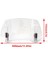 Bmw Kawasaki Yamaha Honda Suzuki Için Şeffaf Evrensel Motosiklet Ön Cam Uzantısı Ayarlanabilir Spoiler 300X195X155MM (Yurt Dışından) 1