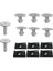 14PC Alt Motor Kapak Pin Vidası, Sıçrama Kalkanı Donanım Vidası ve Erişim Klibi, Honda Accord Civic 90674-TY2-A01 (Yurt Dışından) 1