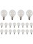 20 Pcs G40 LED Yedek Ampul E12 Vida Taban Yüzüne Döndürülmemiş LED Globe Ampuller Güneş Dize Işıkları Sıcak (Yurt Dışından) 1