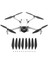 Djı Mini 3 Pro Propeller Için 6030F Blade Dersler Hafif Kilo Drone Aksesuarları Gümüş Edge Siyah (Yurt Dışından) 2