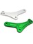 Kawasaki Için ZX25R ZX4R 2023+ Motosiklet Bırakma Bağlantıları Çerçeve Gövde Bağlantı Desteği Arka Kol Süspansiyonu 25MM Gümüş (Yurt Dışından) 5