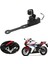 Motosiklet Kask Kilit Yan Honda CB750 Hornet 23- CBR400R CBR500R CBR650F CB650F Için 2 Anahtar ile Hırsızlık Önleme Güvenliği (Yurt Dışından) 4