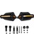 Çift Motosiklet El Muhafızları 7/8 Inç 22MM Gidon Handguard Tutucu Koruyucu Bisiklet Fırçası Rüzgar Koruma Koruyucusu (Siyah) (Yurt Dışından) 2