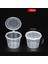 200 Takım Plastik Tek Kullanımlık Porsiyon Bardakları Kapaklı 40 ml Hava Geçirmez Sufle Kapları Sos Kapları Shot Bardakları (Yurt Dışından) 3
