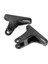 Harley Electra Street Road Glide Için Siyah Arka Yolcu Footpeg Mini Mount 93- (Yurt Dışından) 1