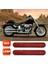 Motosiklet Ön Çatal Reflektör Sticker Alt Bacaklar Softail Sportster Için Güvenlik Uyarısı 883 1200 Fatboy Kırmızı (Yurt Dışından) 5