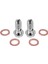 2x Motosiklet Paslanmaz Fren Banjo Cıvatası M10 x 1.0mm Kaliper Ana Silindir (Yurt Dışından) 3