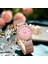 Pembe Yeni Crrju Yaratıcı Basit Kuvars Izle Kadın Çelik Hasır Elbise Saatler Kız Saat Casio (Yurt Dışından) 3