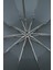Ahşap Sap 110 cm Elegant Otomatik Çelik 10 Telli Siyah Şemsiye Rüzgar Korumalı Ponçi Kumaş 4